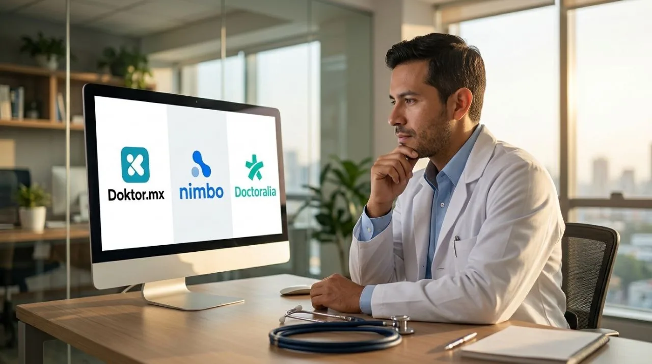 Doktor vs Doctoralia vs Nimbo: Comparativa 2026