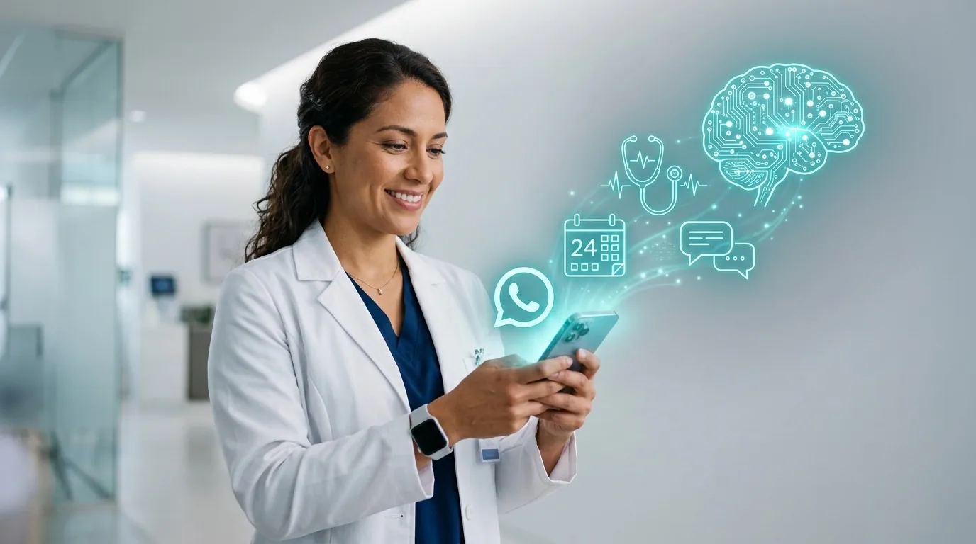 Doktor.mx: CRM médico con IA conversacional, WhatsApp 24/7 y directorio de médicos
