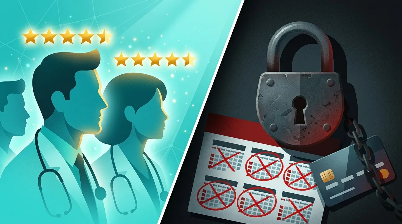 Doctoralia: promesa de visibilidad vs realidad de contrato anual obligatorio