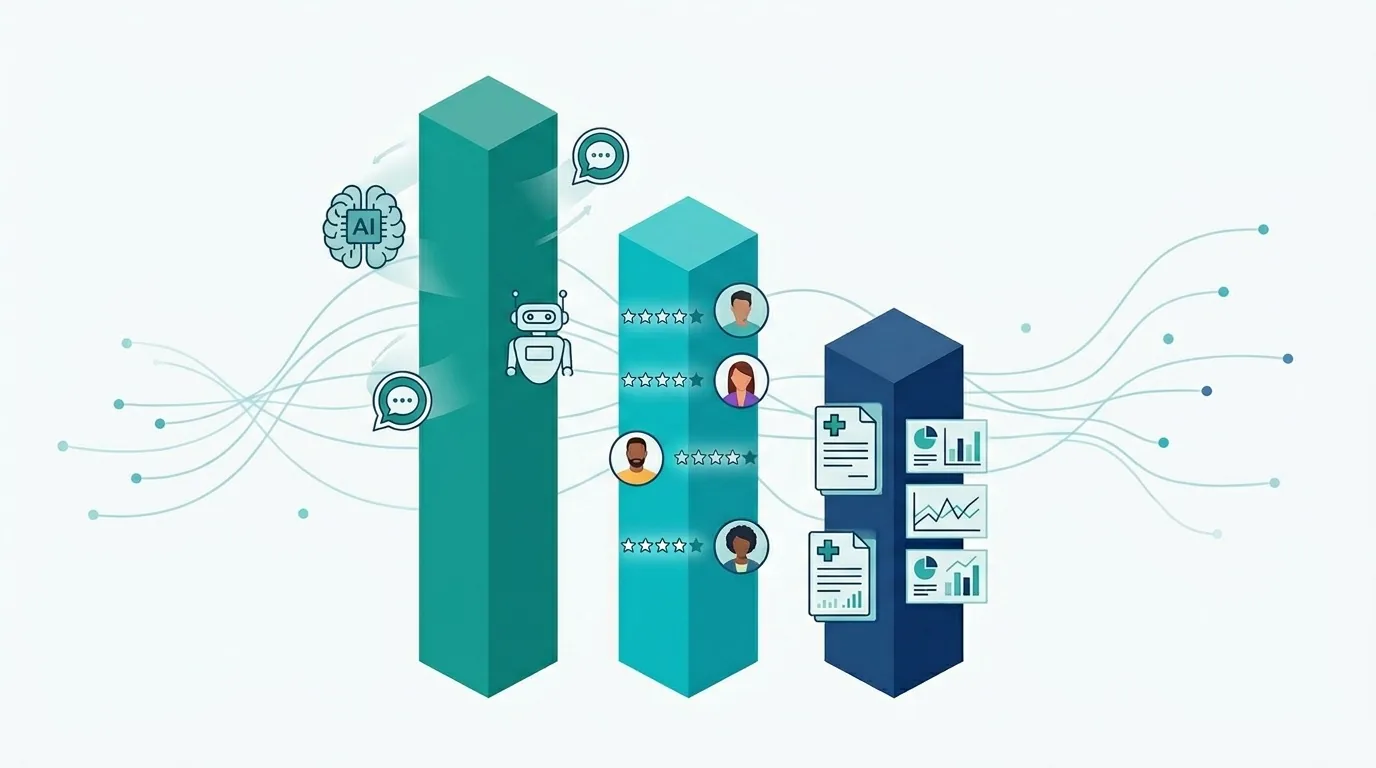 Comparativa visual: Doktor vs Doctoralia vs Nimbo - las diferencias clave