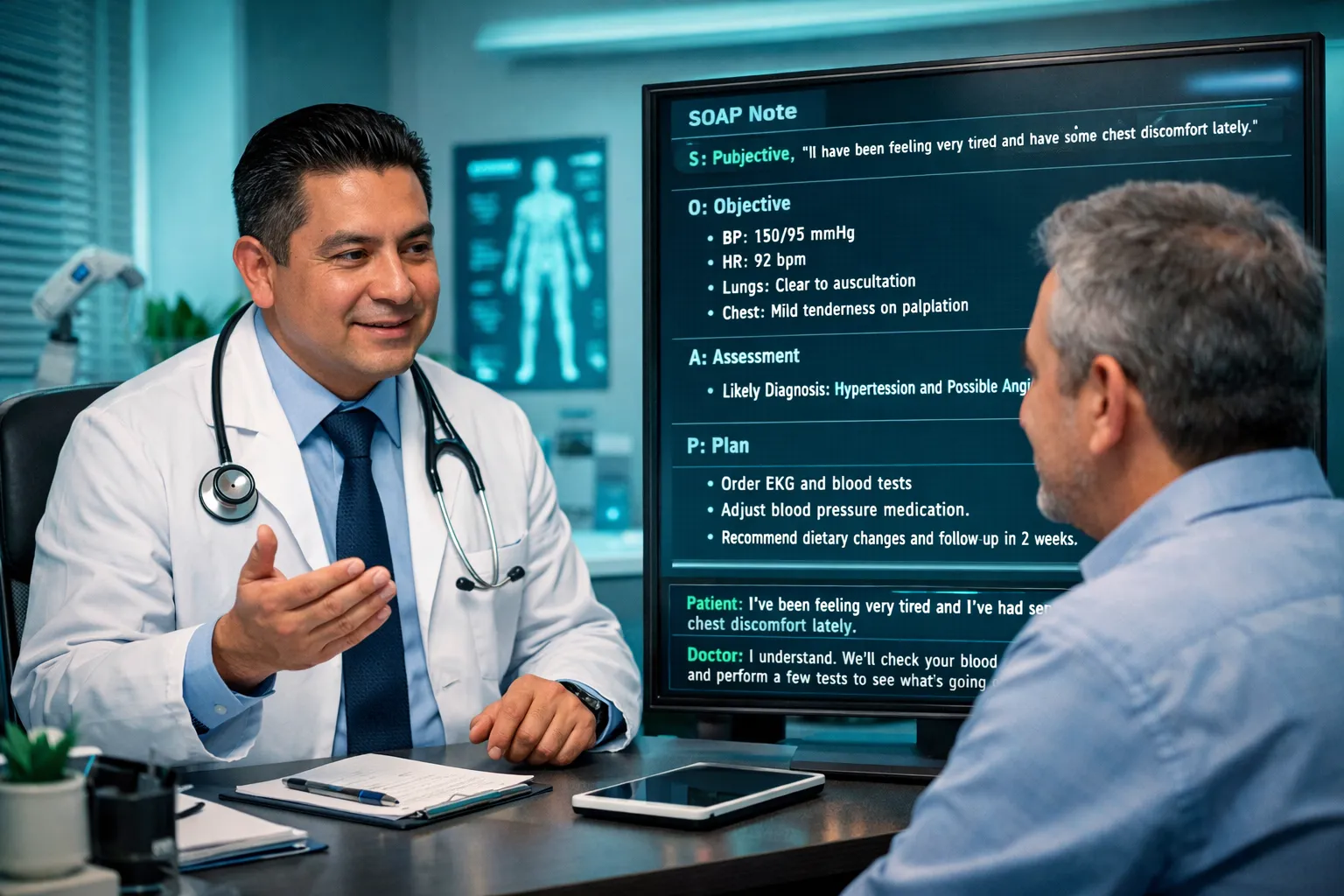 Notas SOAP Automáticas: Cómo la IA Escribe tus Notas Médicas Mientras Atiendes al Paciente