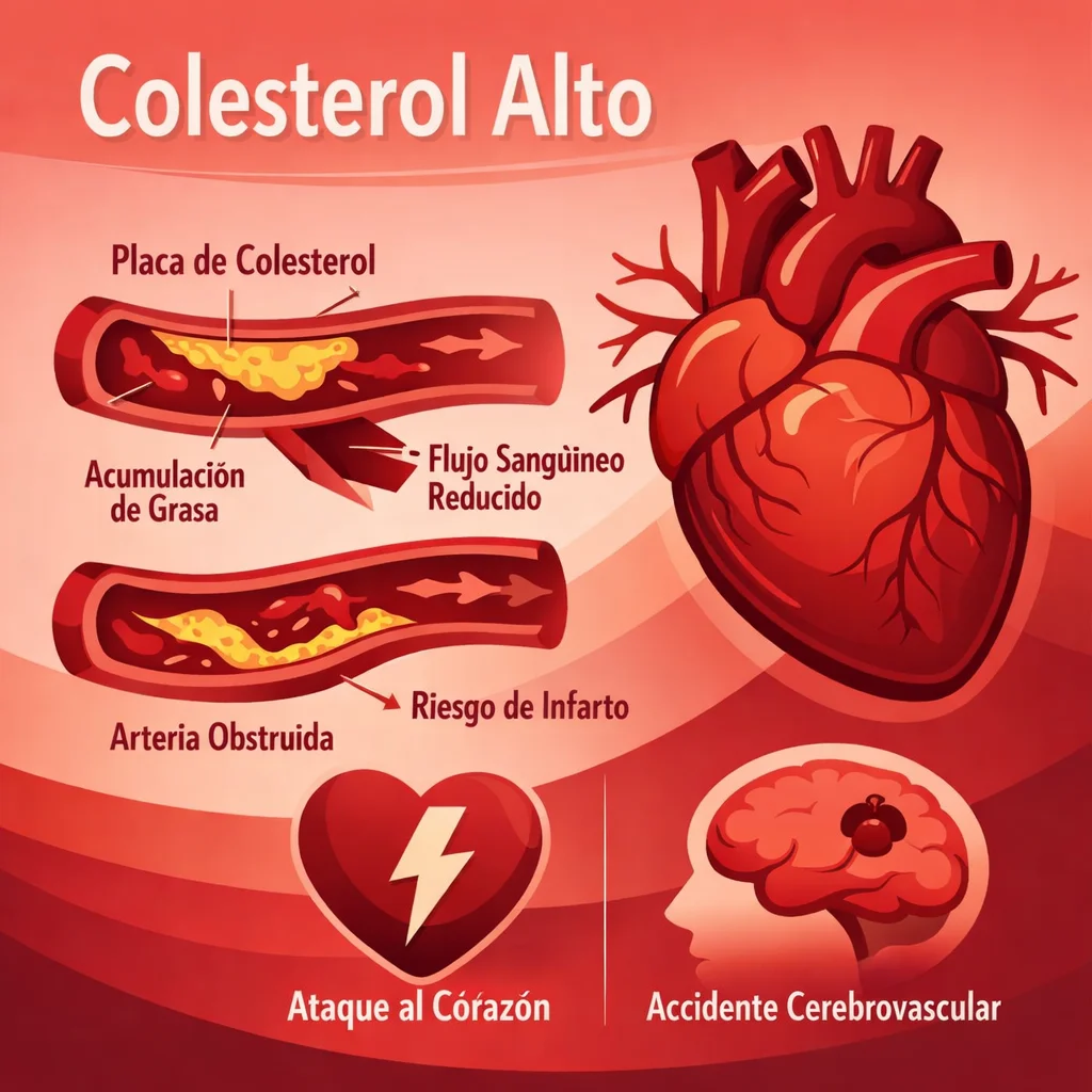 Colesterol Alto: Riesgos Cardiovasculares y Estrategias de Control