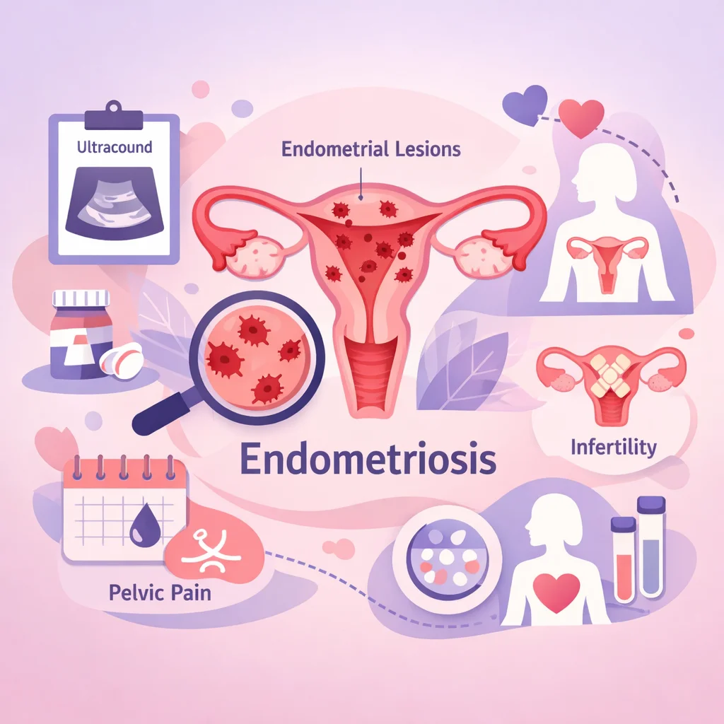 Endometriosis: Síntomas, Diagnóstico y Opciones Terapéuticas