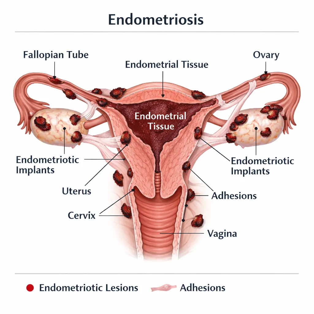 Mujer consultando con ginecóloga sobre síntomas de endometriosis