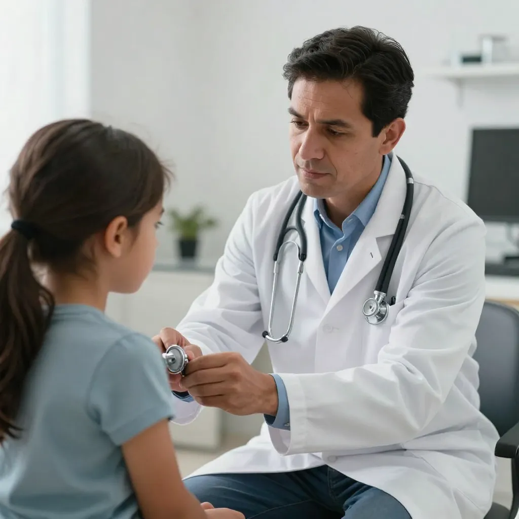 Consulta con el pediatra