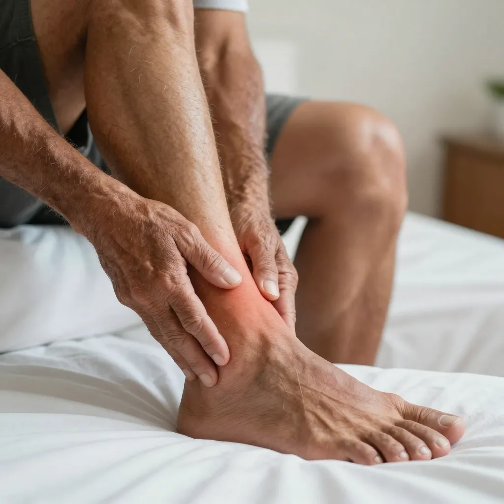 Síntomas de la gota en el pie