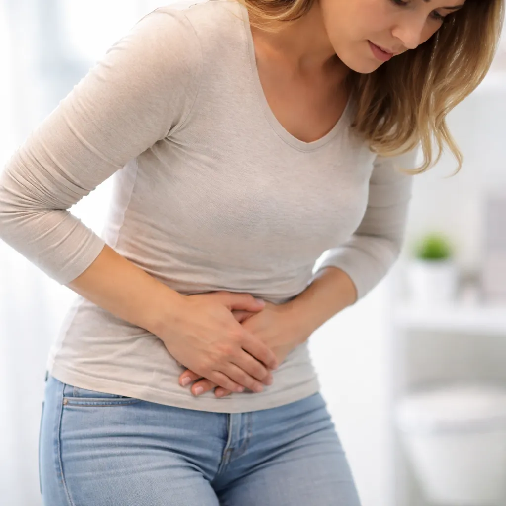 Mujer con molestias urinarias