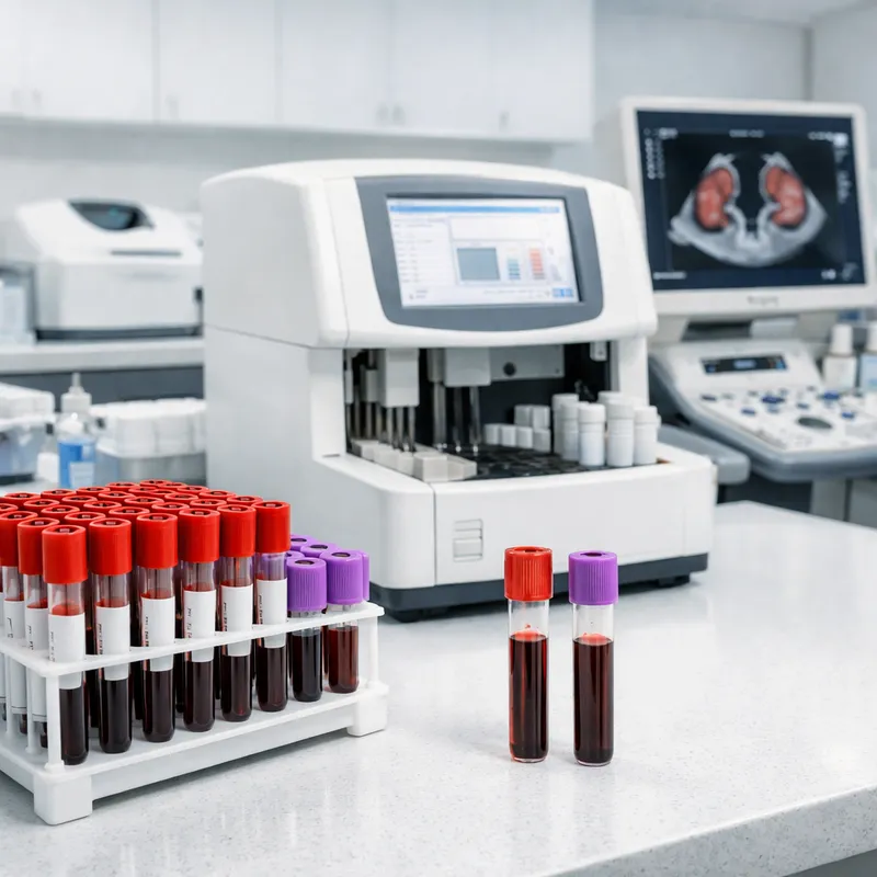 Análisis de laboratorio para función renal