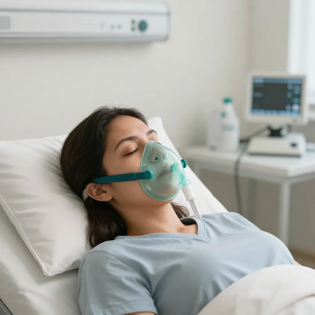 Estudio del sueño con monitoreo en laboratorio médico