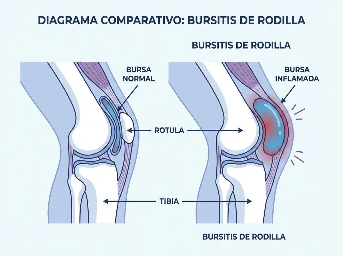 Bursitis de Rodilla: Causas, Síntomas y Tratamiento Completo