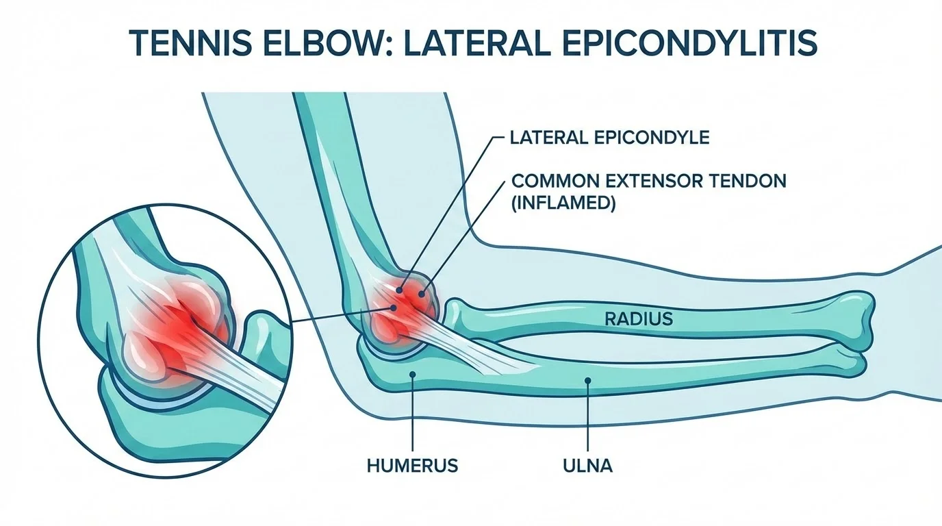 Epicondilitis (Codo de Tenista): Causas, Síntomas y Tratamiento