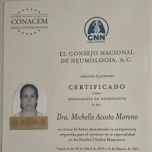 Foto de Dr. Michelle Acosta Moreno, Medicina Interna en Mexicali