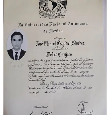 Foto de Dr. José Manuel Esquivel Sánchez, Otorrinolaringología en Ciudad de México