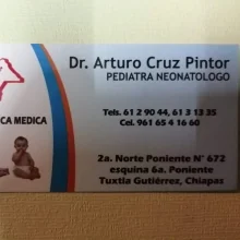 Foto de Dr. Arturo Cruz Pintor 2, Pediatría en Tuxtla Gutiérrez
