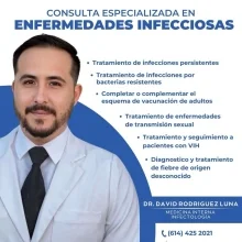 Foto de Dr. David Rodríguez Luna, Medicina Interna en Chihuahua