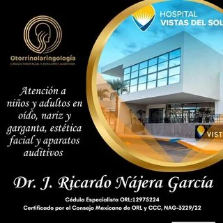 Foto de Dr. Julián Ricardo Nájera García, Otorrinolaringología en Chihuahua