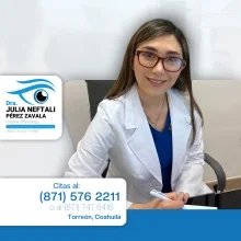 Foto de Dr. Julia Neftalí Pérez Zavala, Oftalmología en Torreón