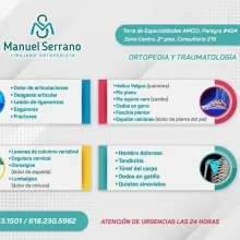 Foto de Dr. Manuel de Jesús Serrano Santillano, Ortopedia y Traumatología en Durango