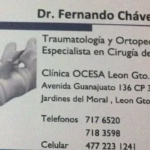 Foto de Dr. Fernando Chávez Martínez, Ortopedia y Traumatología en León