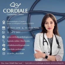 Foto de Dr. Ana Citlalli Diaz Leal, Cardiología en Guadalajara