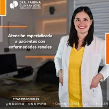 Foto de Dr. Paulina Guevara López, Nefrología en Puebla