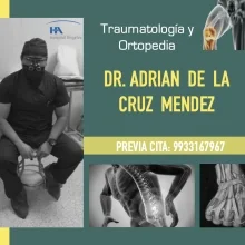 Foto de Dr. Victor Adrian De la Cruz Mendez, Ortopedia y Traumatología en Villahermosa