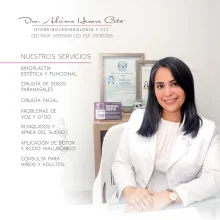 Foto de Dr. Adriana Herrera Cota, Otorrinolaringología en Veracruz